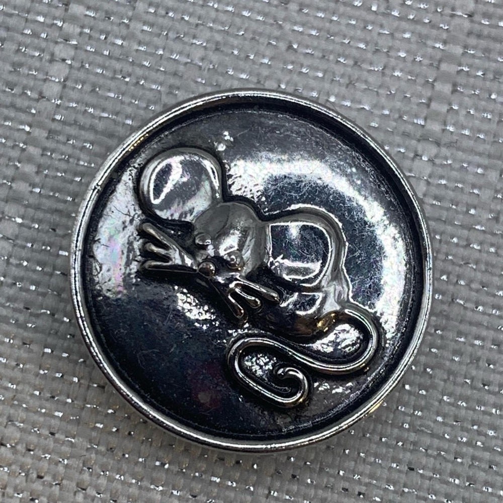 💗MOUSE - Ginger Snaps & Co. Snap Button Charm - 18mm/20mm